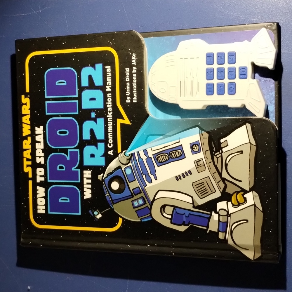 Star Wars How to Speak Droid Book & keypad & R2D2 voice S2013 Lucasfilm New
